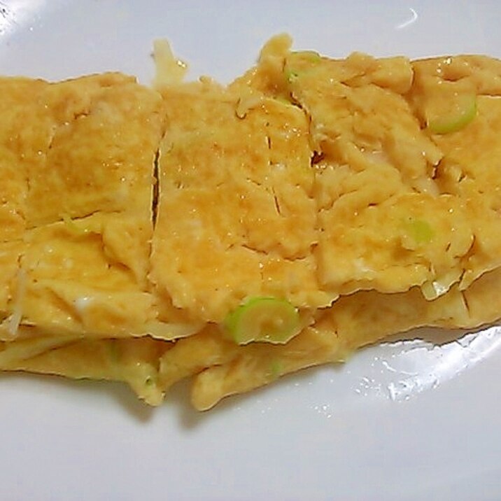 かぜ予防??白ネギたっぷり卵焼き(^^)